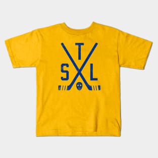 STL Retro Sticks - Gold Kids T-Shirt